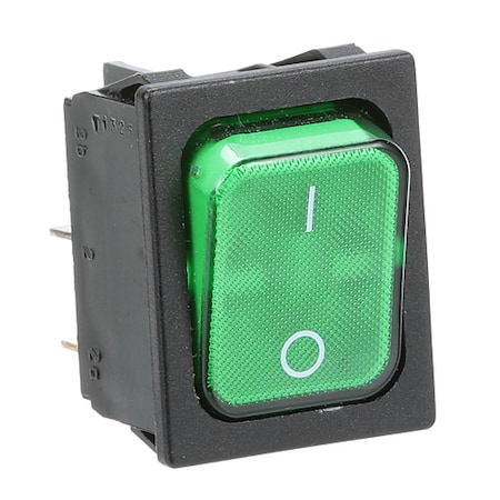 Rocker Switch - Green Light